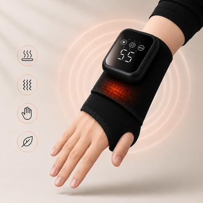 Heated Vibration Wrist Massager